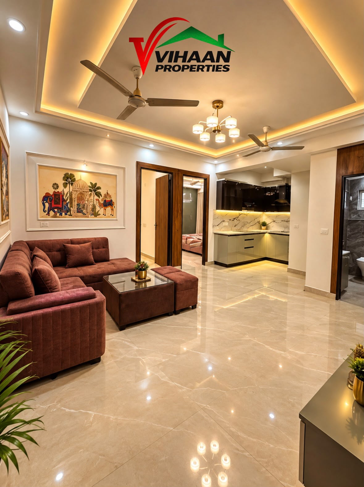 Premium interiors by Vihaan Properties